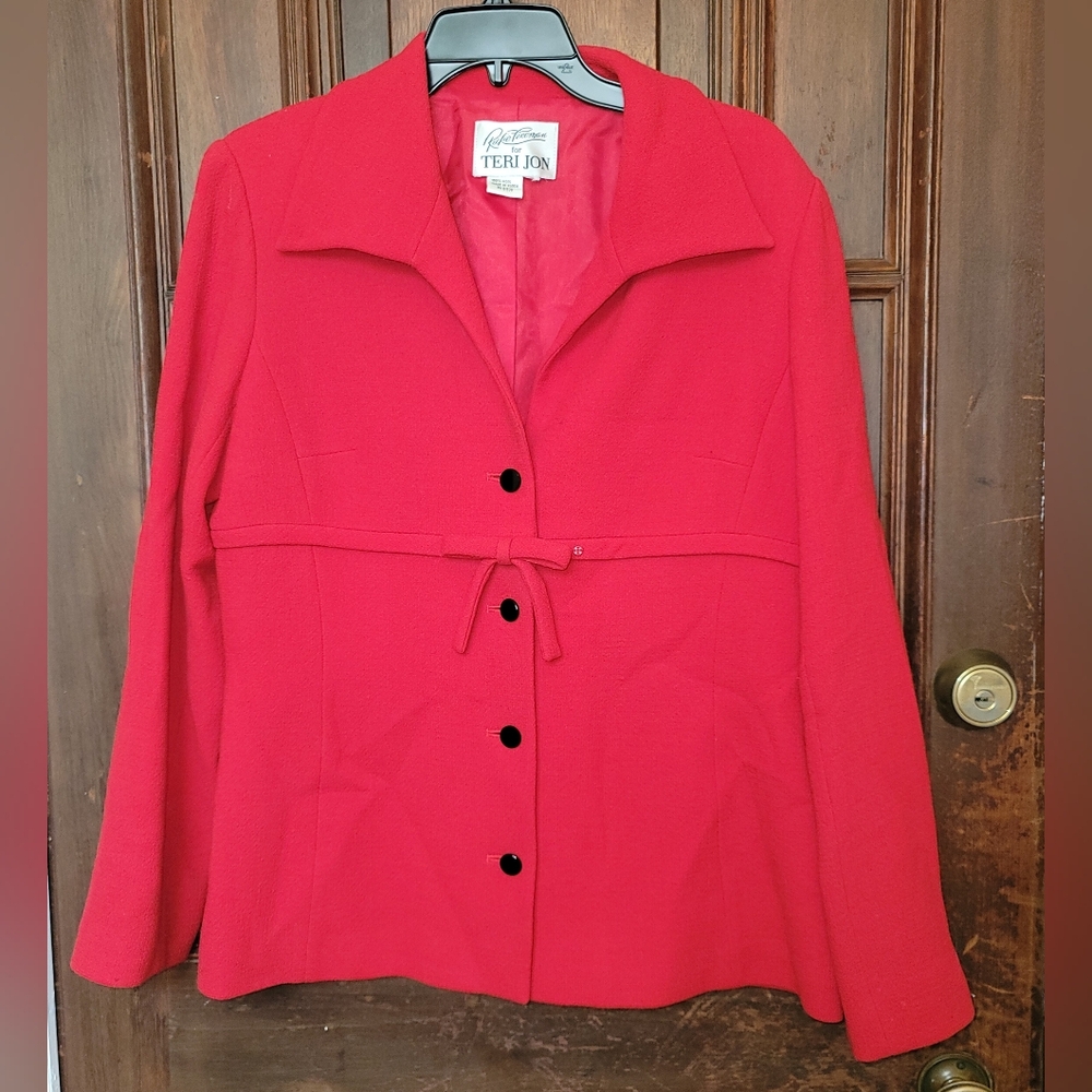 Vintage Rickie Freeman Teri John 2 Piece Skirt/Jacket Set 100% Wool-Medium
